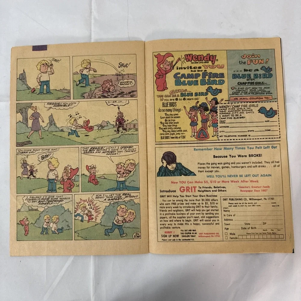 Richie Rich Riches Comic Book February‎ #46 Harvey World Comics